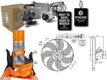 Вентилятор радиатор audi a3 tt seat arosa cordoba #petrolhead pro+ kit4 фото №1