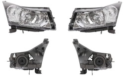 Фара лампа chevrolet cruze j300 09- l+p tyc фото №1