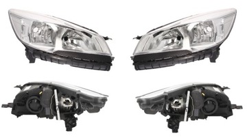 Фара лампа ford kuga 13-16 l+p tyc фото №1