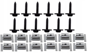 Opel zafira a b набор клипсы защита двигателя новое фото №1