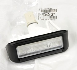 Оригинальный номер лампа номерного знака berlingo partner 2008- 2014- фото №1