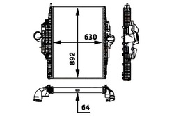 Hella інтеркулер радіаторів повітря doładowujące фото №1