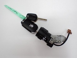 Замок запалювання 2x ключ європа комплект 9663123380 peugeot expert iii 19r фото №1