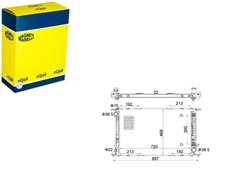 Радиаторов audi a4 a6 a7 q5 3.0tdi tfsi магнит marelli фото №1