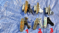 Петля двері лівий перед нижній верхній комплект 197 mercedes e-klasa w212 фото №1