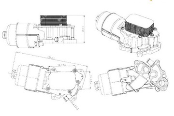 Nrf радиаторов масла citroen berlingo 1,6d 05- фото №1