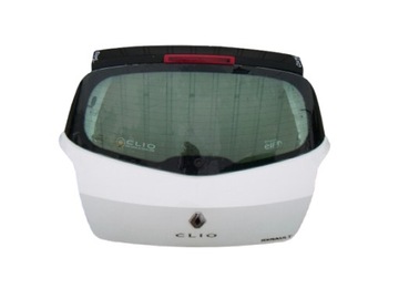 Renault clio 3 iii 05-09 кришка задня + сплав - bez скла - біла ov369 фото №1