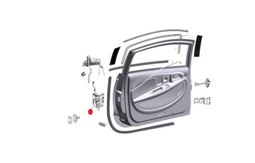 Замок дверь левый casalini m20 фото №1