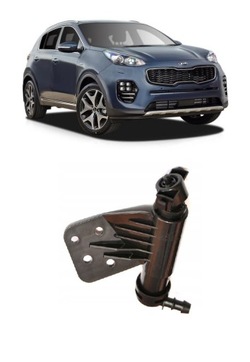 Левый распылитель фара kia sportage vi 2015- фото №1