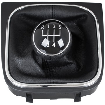 Vw golf 5 6 eos ручка рычаг изменения коробки передач з чехол 5b фото №1