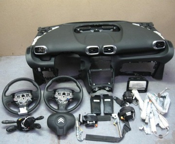 Консоль панель подушка безопасности ремни citroen c3 picasso рестайлинг фото №1