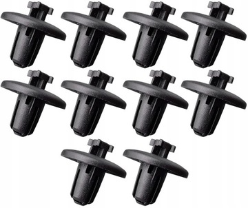 10x кліпса штифт підкрилки peugeot 307 406 607 c3 c5 фото №1