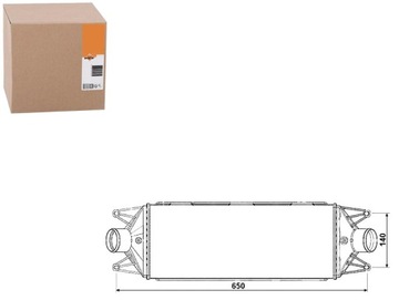 Nrf интеркулер iveco daily iv 3.0d 07.07-08.11 номер фото №1