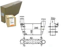 Behr hella інтеркулер vw a4 passat 1,9tdi 95- фото №1