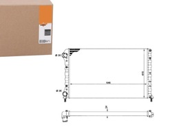Nrf радіаторів fiat doblo 1,6b 1,9d 01- фото №1