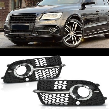 Решітка решітка галоген audi q5 8r0 13-17 s-line kpl! фото №1
