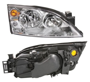 Фара правый ford mondeo mk3 2000-2007 h1+h7 фото №1