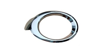 Citroen berlingo peugeot partner рамка галоген решітка срібна хром ліва фото №1