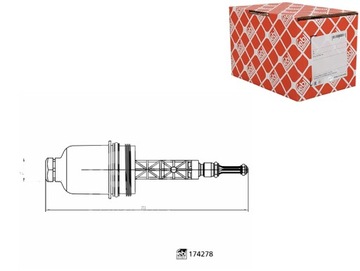 Корпус фильтра масла mercedes c cl203 c t-model s203 c t-model s204 c фото №1