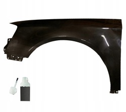 Крыло vw passat b6 lc9x 05-10 левый + лак zapr. deep чёрный жемчуг фото №1