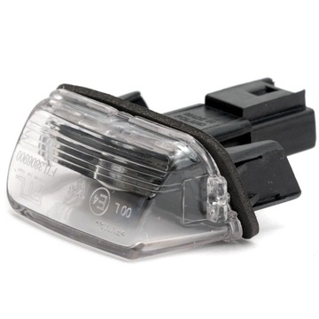 Лампа номерного знака освітлення peugeot citroen 207 307 407 206 partner berlingo фото №1