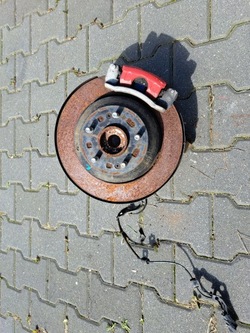 Kia sorento iii ступица поворотный кулак зад задняя левая фото №1