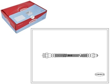 Corteco шланг гальмівний mb238160 mb857527 mb8575 фото №1