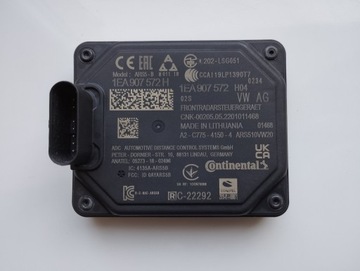 Модуль радар vw id.3 id.4 id.5 1ea907572h фото №1