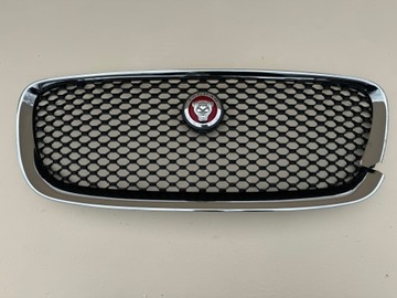 Jaguar f-pace 16r- решітка радіатора решітка бампера перед передня hk83-018k28 хром фото №1