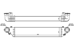 Nissens интеркулер mercedes c cl203 c t-model фото №1