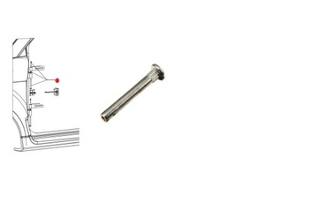 Шкворень петля двері chatenet ch40 ch46 фото №1