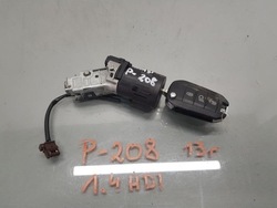 Замок запалювання ключ peugeot 208 i 1.4 hdi фото №1