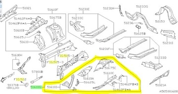Фартук четверть лонжерон subaru impreza crosstrek 2017-23 оригинал фото №1