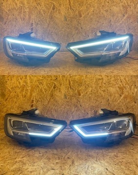 Лампа левая правая matrix led audi a3 8v рестайлинг! фото №1
