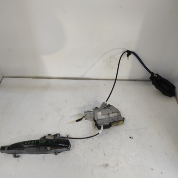 Замок ручка внутренняя наружная левый зад 6pin peugeot 407 9656633980 фото №1