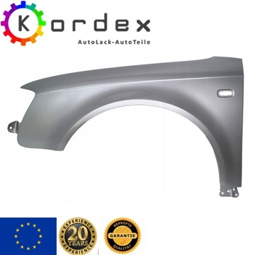 Крыло audi a4 b7 цвет ly7j y7j 04-08 левый перед фото №1