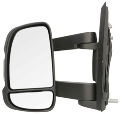 Дзеркало механічне довгі citroen jumper 06- ліві фото №1