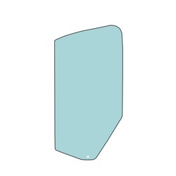 Скло ліва двері опускна citroen jumper ii 06- 0496 фото №1