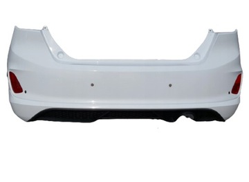 Ford fiesta mk8 st line 2017-2023 бампер зад pdc заморожений білий фото №1