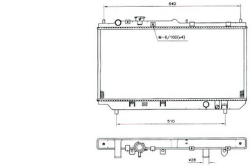 Nrf радиаторов воды mazda 323 c mk v 1.3 16v ba фото №1