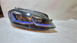 Volkswagen golf vii фара праві повний led фото №1