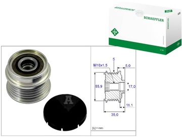 Сцепление генератора ina 022903119b 038903119m 022 фото №1