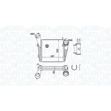 Радіаторів повітря магніт marelli 351319204400 фото №1