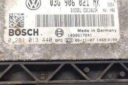 Комп'ютер двигуна ecu vw passat b7 аксесуар 365 03g906021nk 2.0l дизель фото №1
