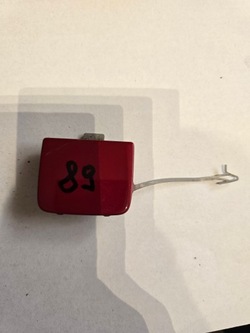 Заглушка фаркоп зад audi a3 8v4 sportback 8v4807441d фото №1