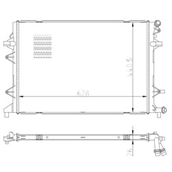 Радиаторов воды nrf 550089 фото №1