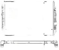 Радіаторів води 550081 nrf audi a3 q3 фото №1