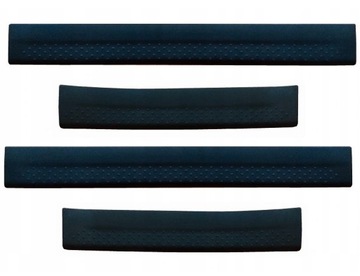 Накладка порогова захист na поріг toyota rav4 2019- фото №1