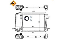 Nrf радиаторов воды bmw 3 316 i e30 фото №1
