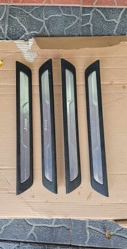 Планка порогова накладка хром права ліва jeep grand cherokee wk2 фото №1